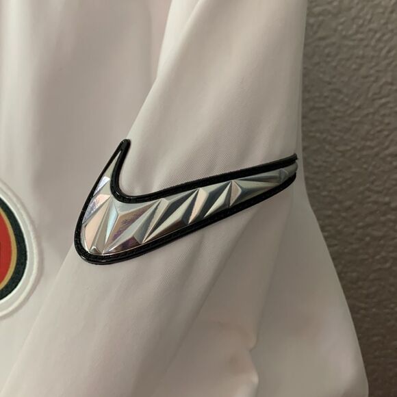 NIKE Super Bowl on field coat full zip front pockets magnetic clasp size Small - Picture 5 of 16